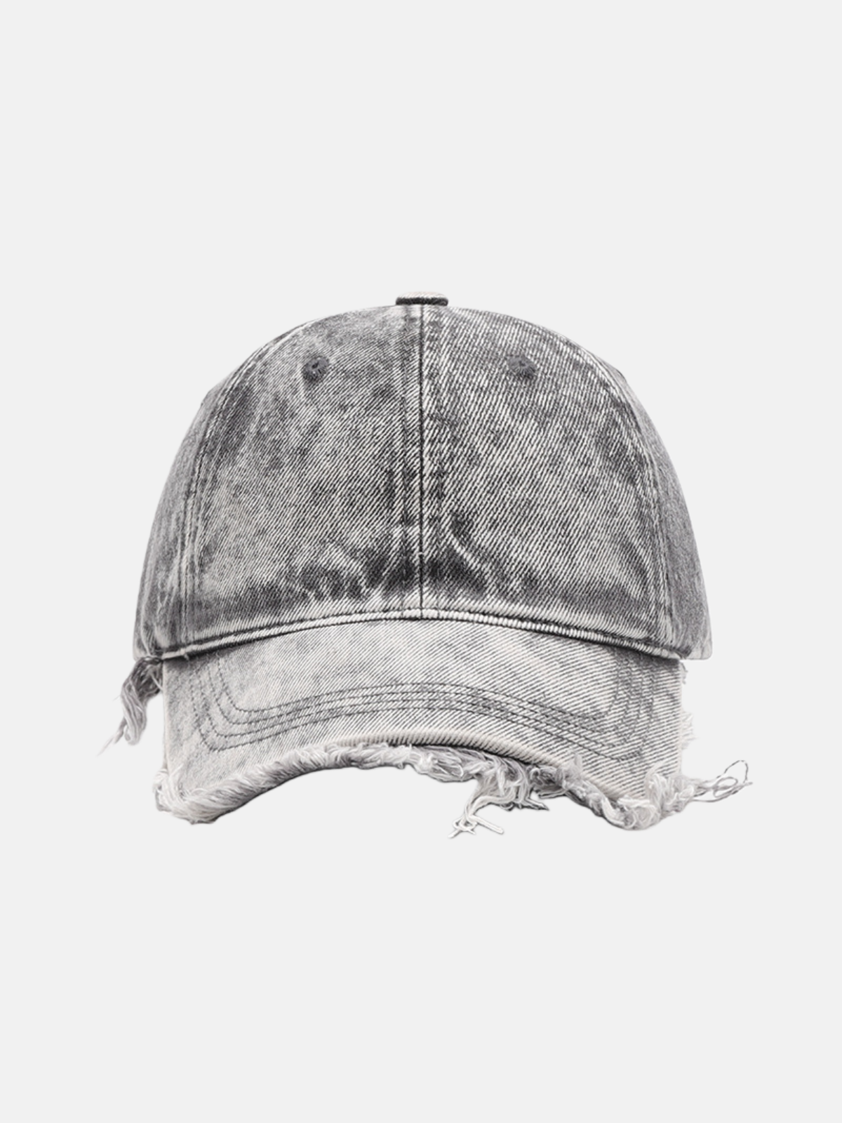 Fringe Denim Cap