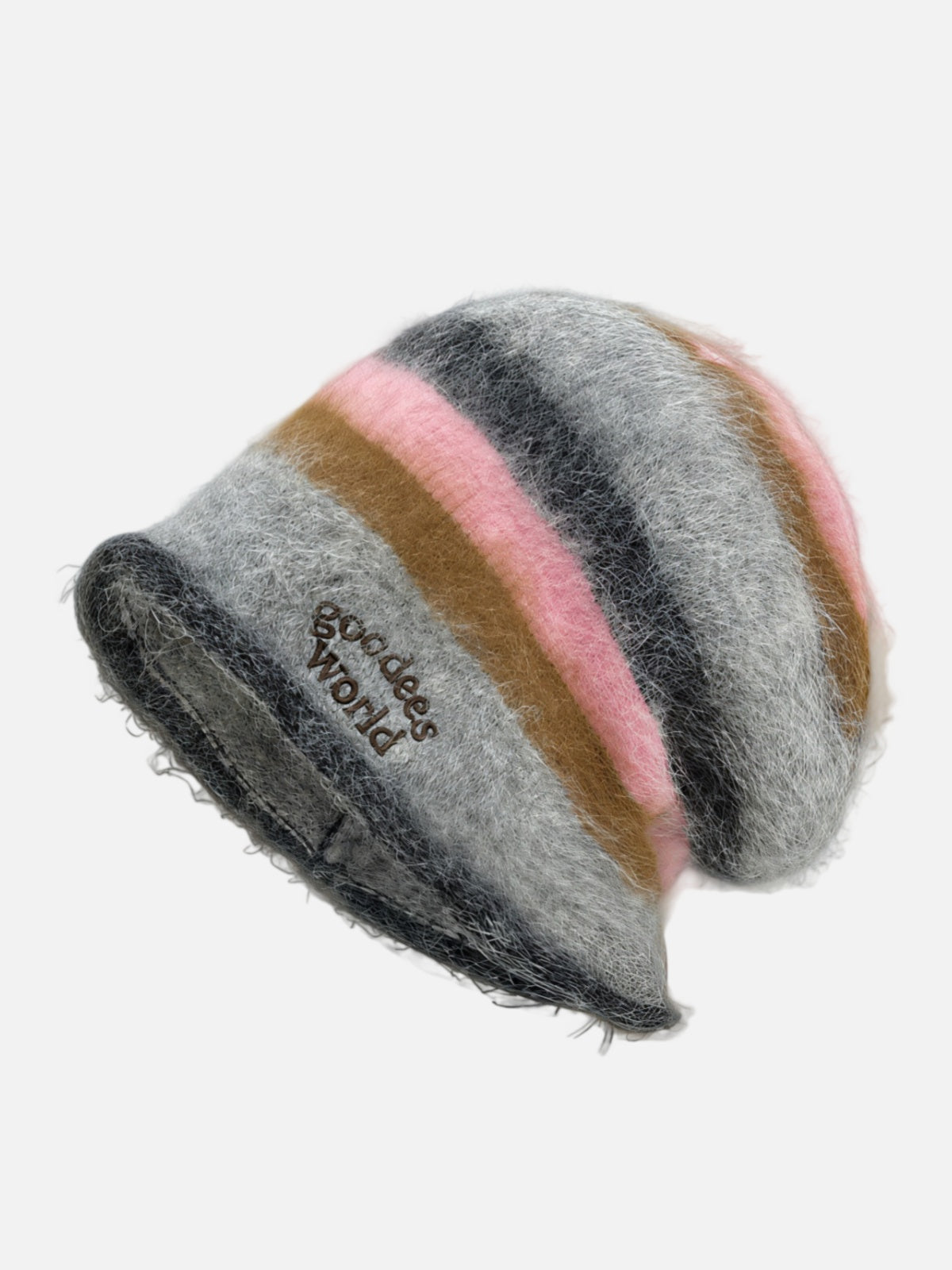 Fluffy Stripe Beanie