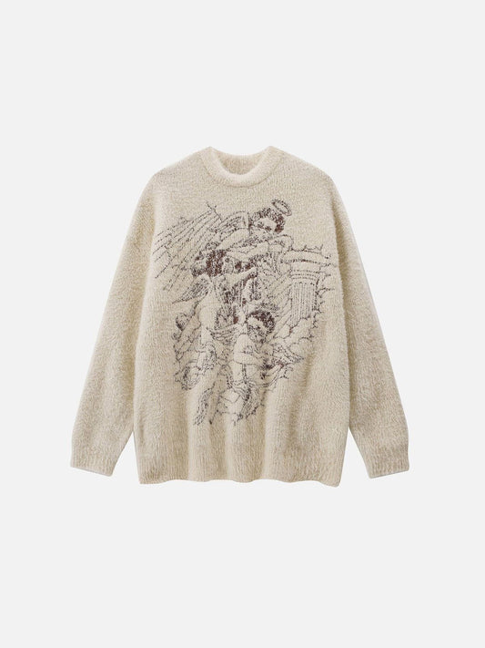 Haaura Angel Graphic Sweater