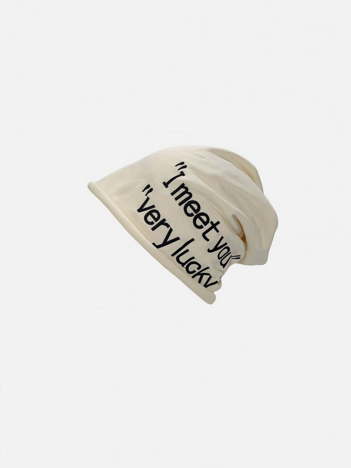 Lucky Slogan Beanie