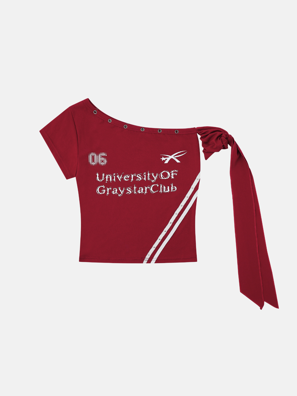 Haaura Asymmetric Tie Baby Tee