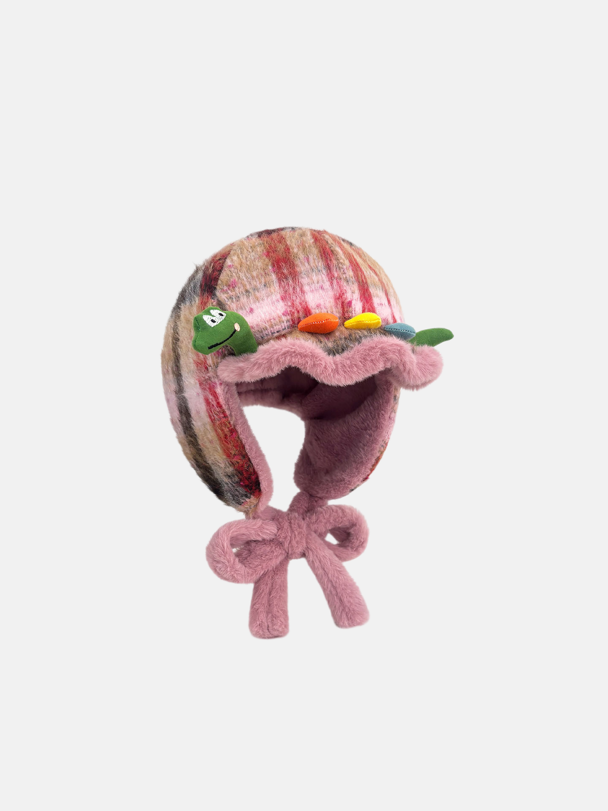 Haaura Dino & Friends Pompom Earflap Hat
