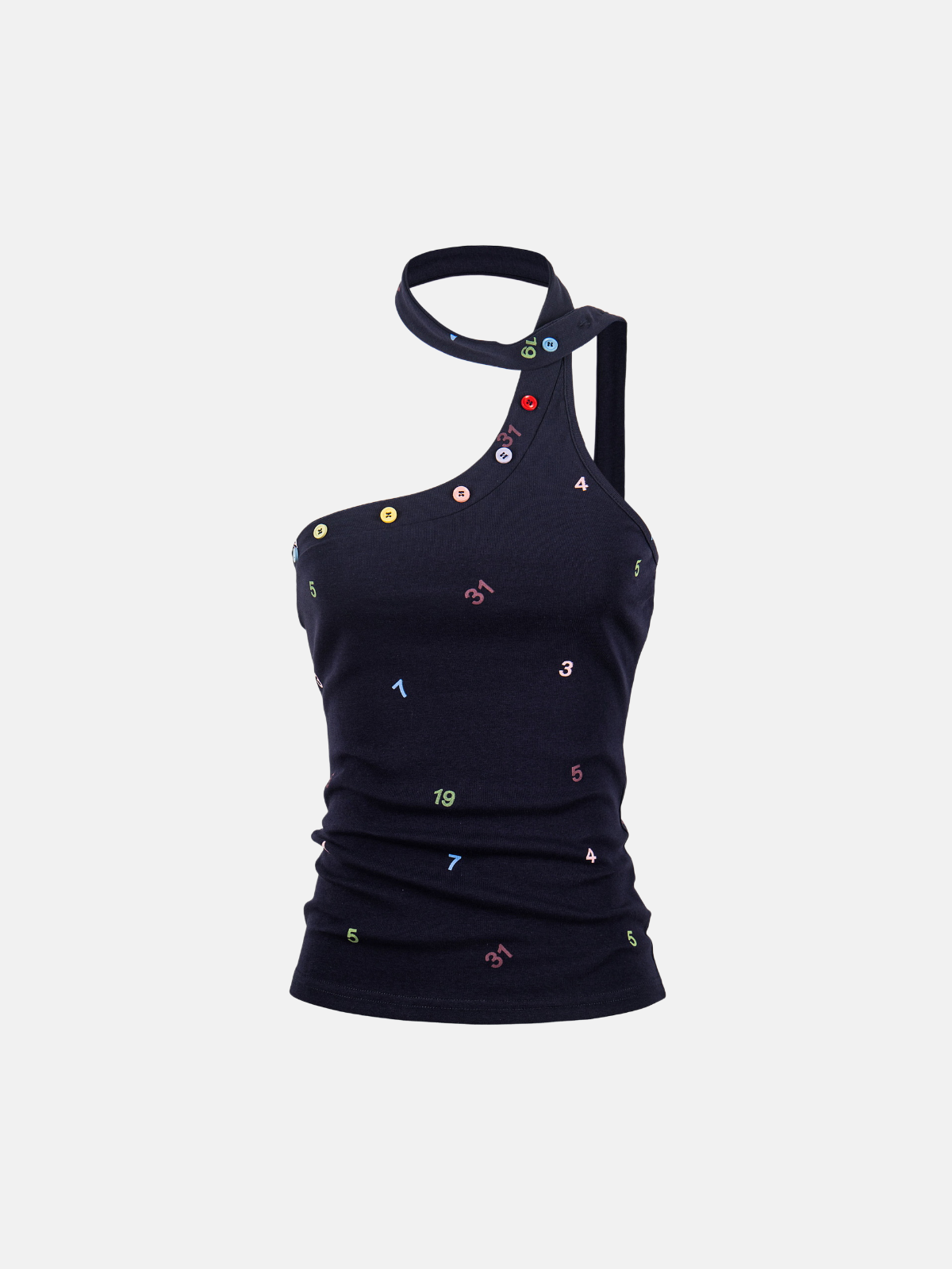 Haaura Asymmetric Halter Top
