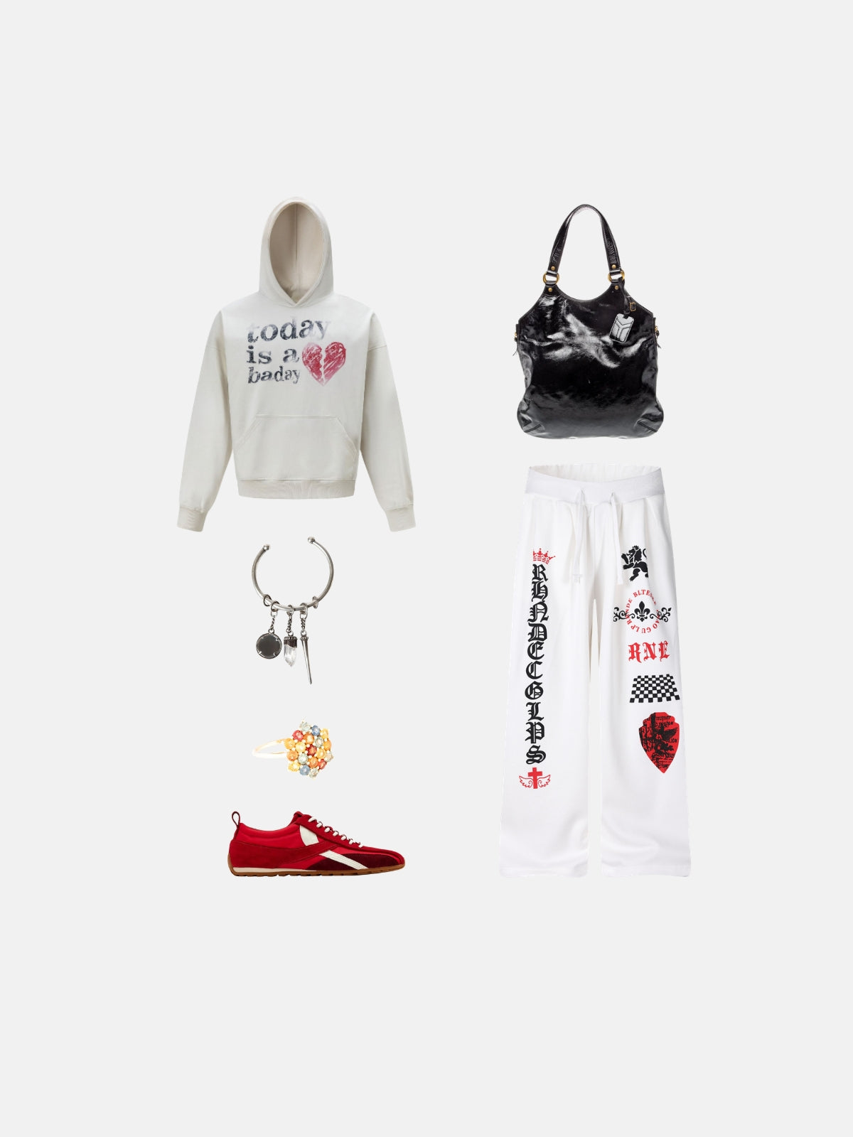Haaura Gothic Graphic Sweatpants