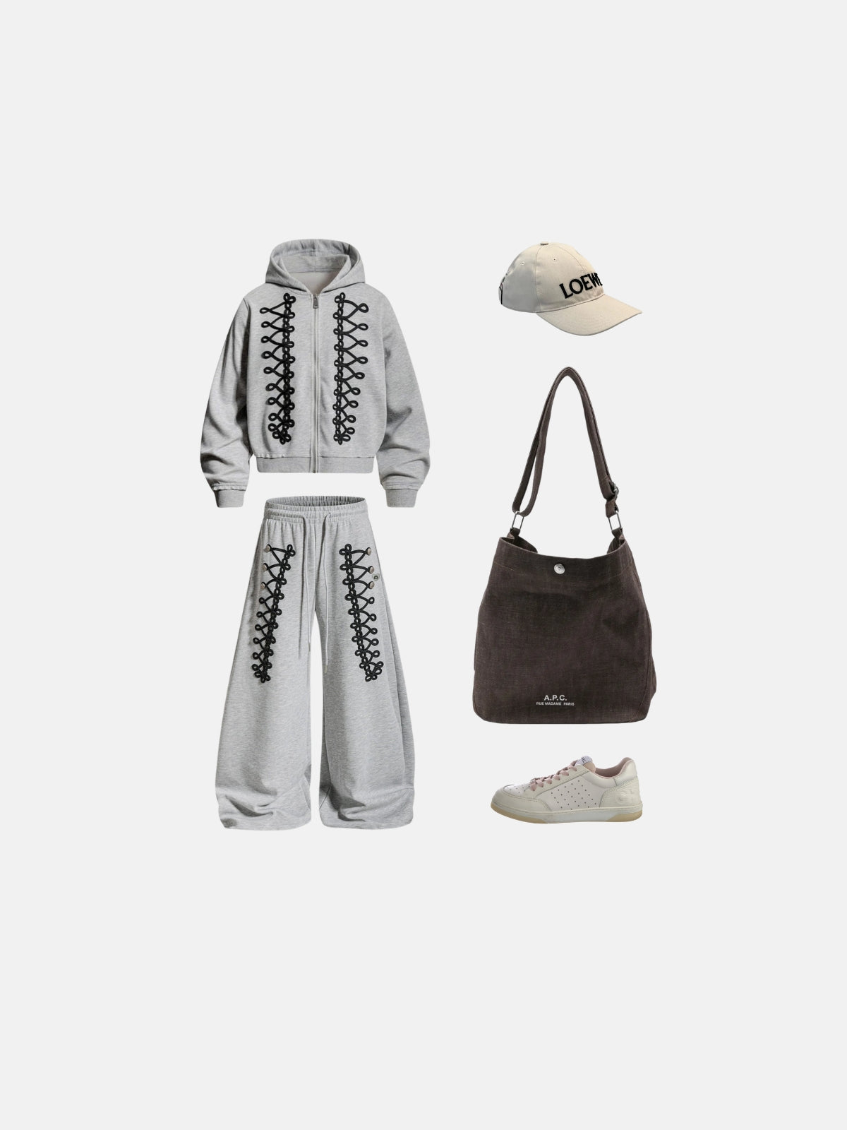 Haaura Napoleon Zip Up Hoodie