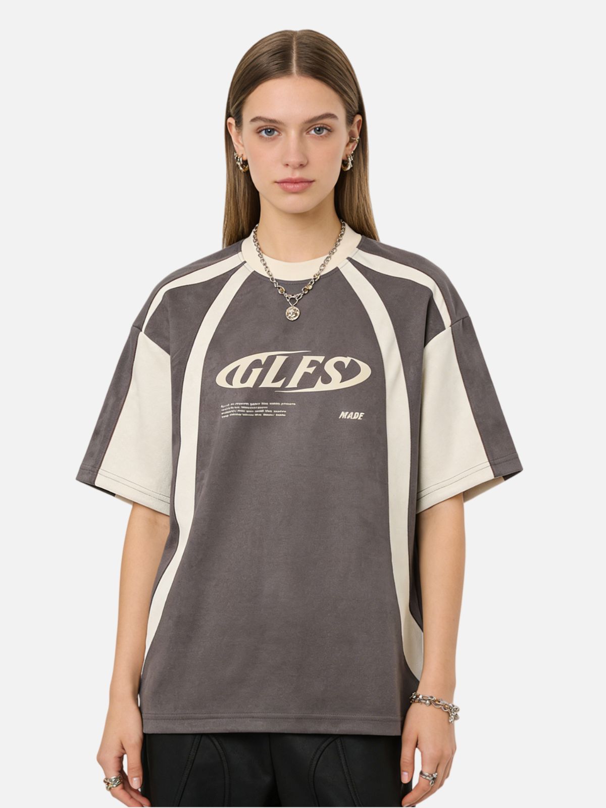 Haaura Contrast Panel Tee