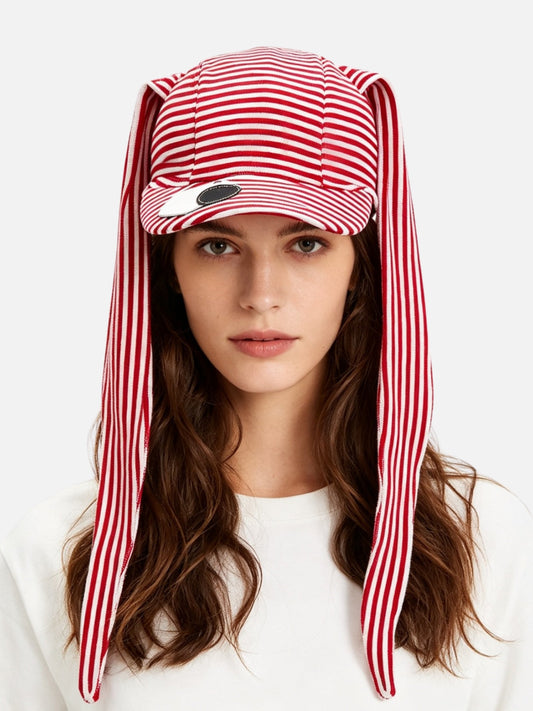Stripe Heart Cap