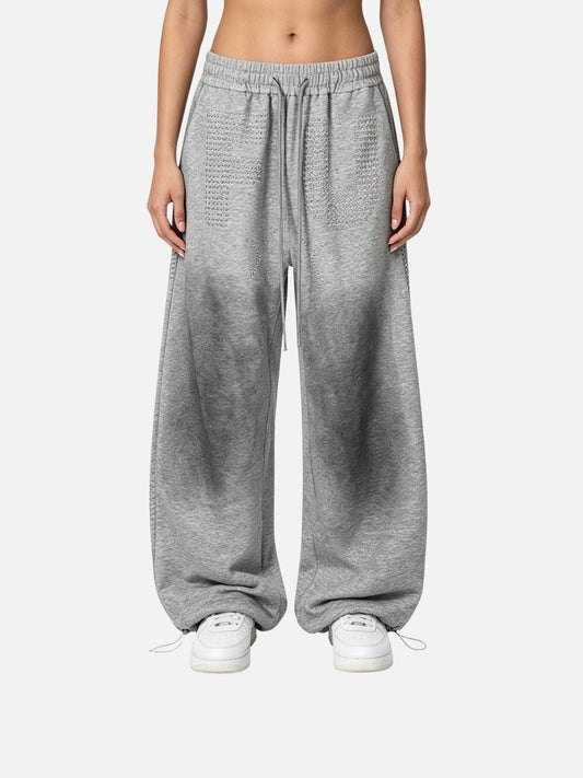 Haaura Cable Knit Baggy Sweatpants