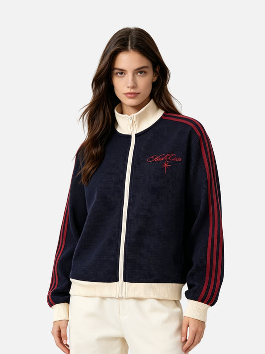 Haaura Contrast Stripe Track Jacket