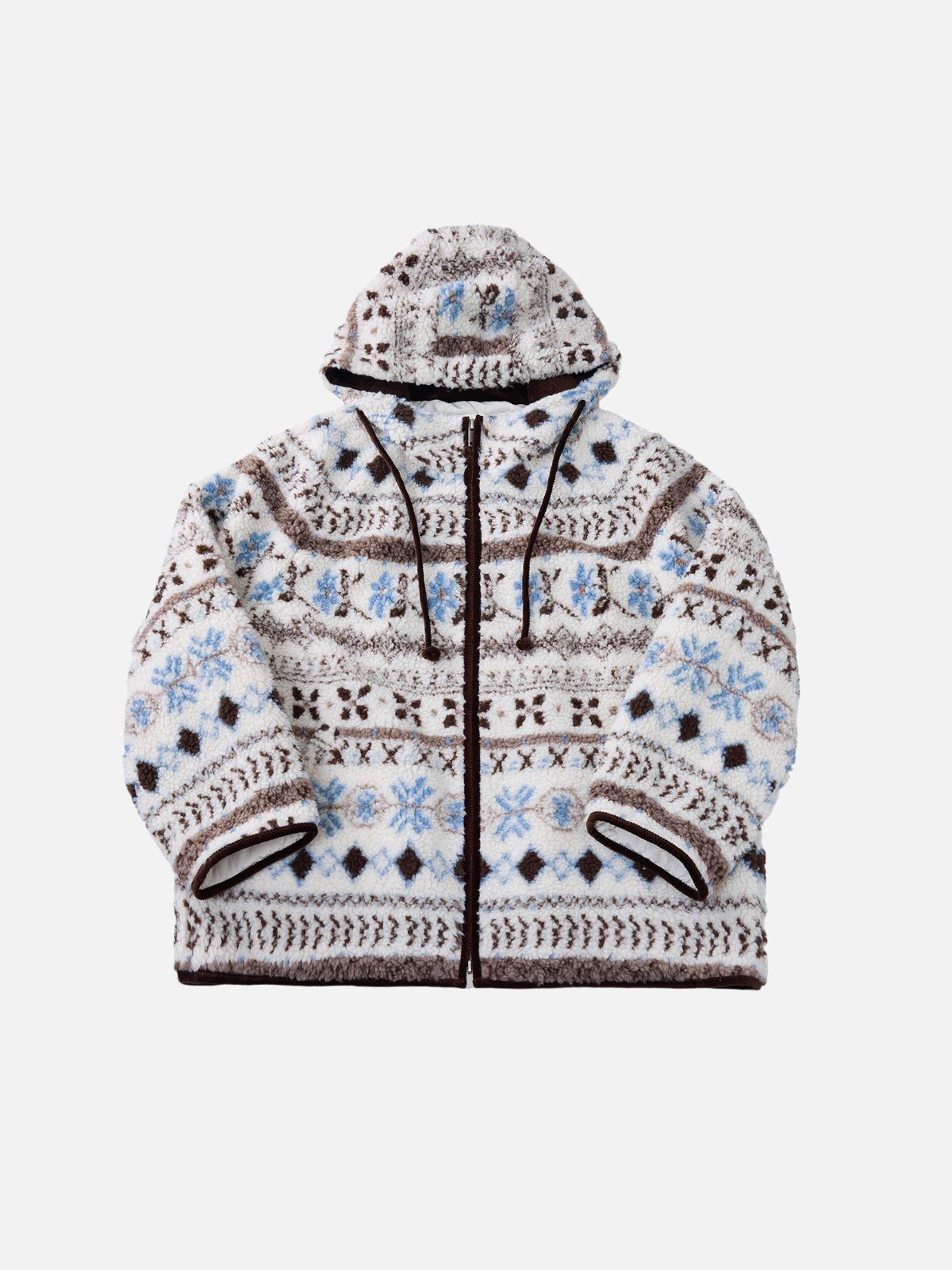 Haaura Snowflake Fleece Hooded Jacket