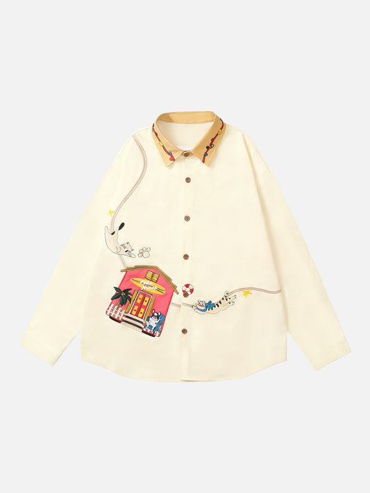Haaura Chill Zone Embroidered Shirt