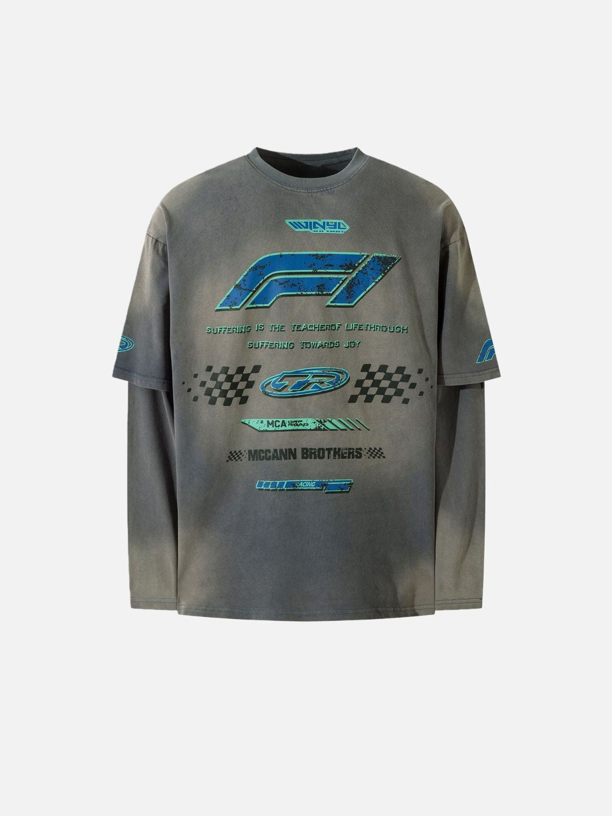 Haaura Racing Graphic Long Sleeve Tee