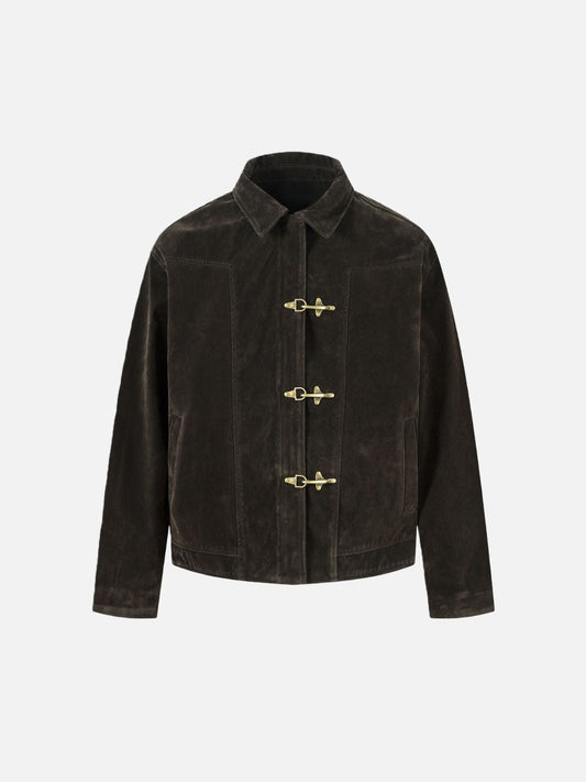 Haaura Corduroy Toggle Coat