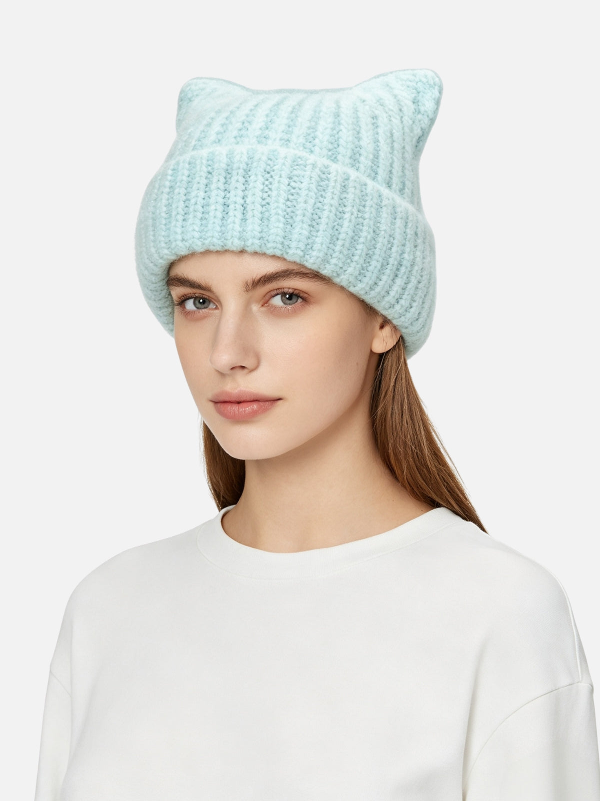 Fluffy Cat Ear Beanie