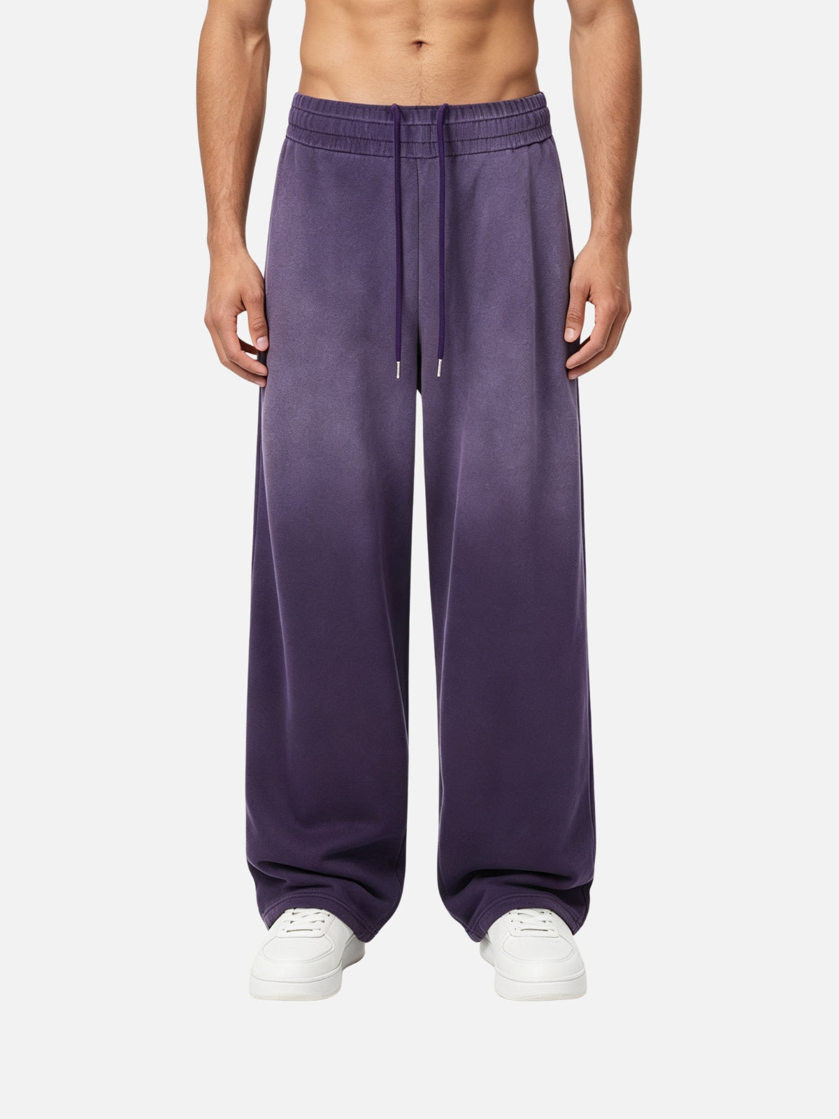Haaura Washed Drawstring Baggy Sweatpants