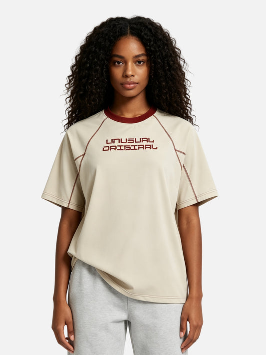 Haaura Contrast Stitch Graphic Tee