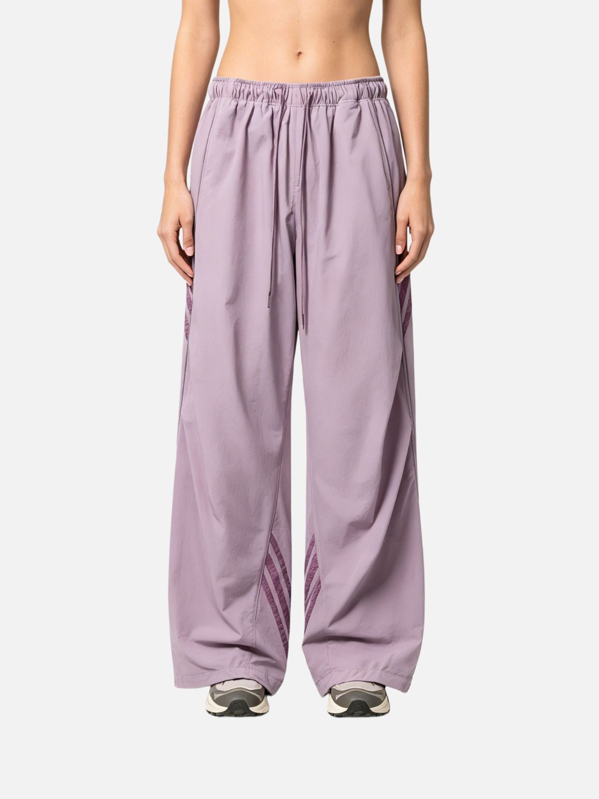 Haaura Baggy Ombre Stripe Patchwork Pants