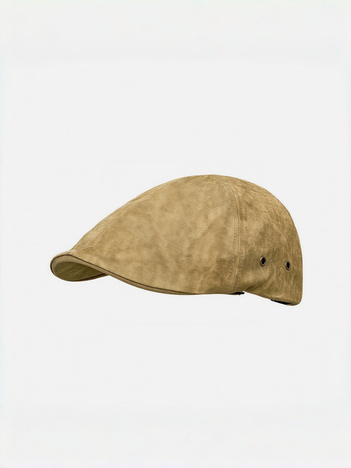 Washed Eyelet Flat Beret
