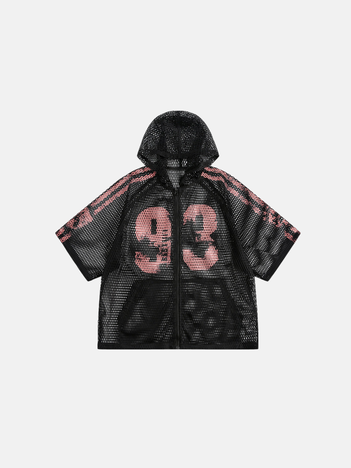 Haaura 83 Mesh Zip Up Hooded Tee