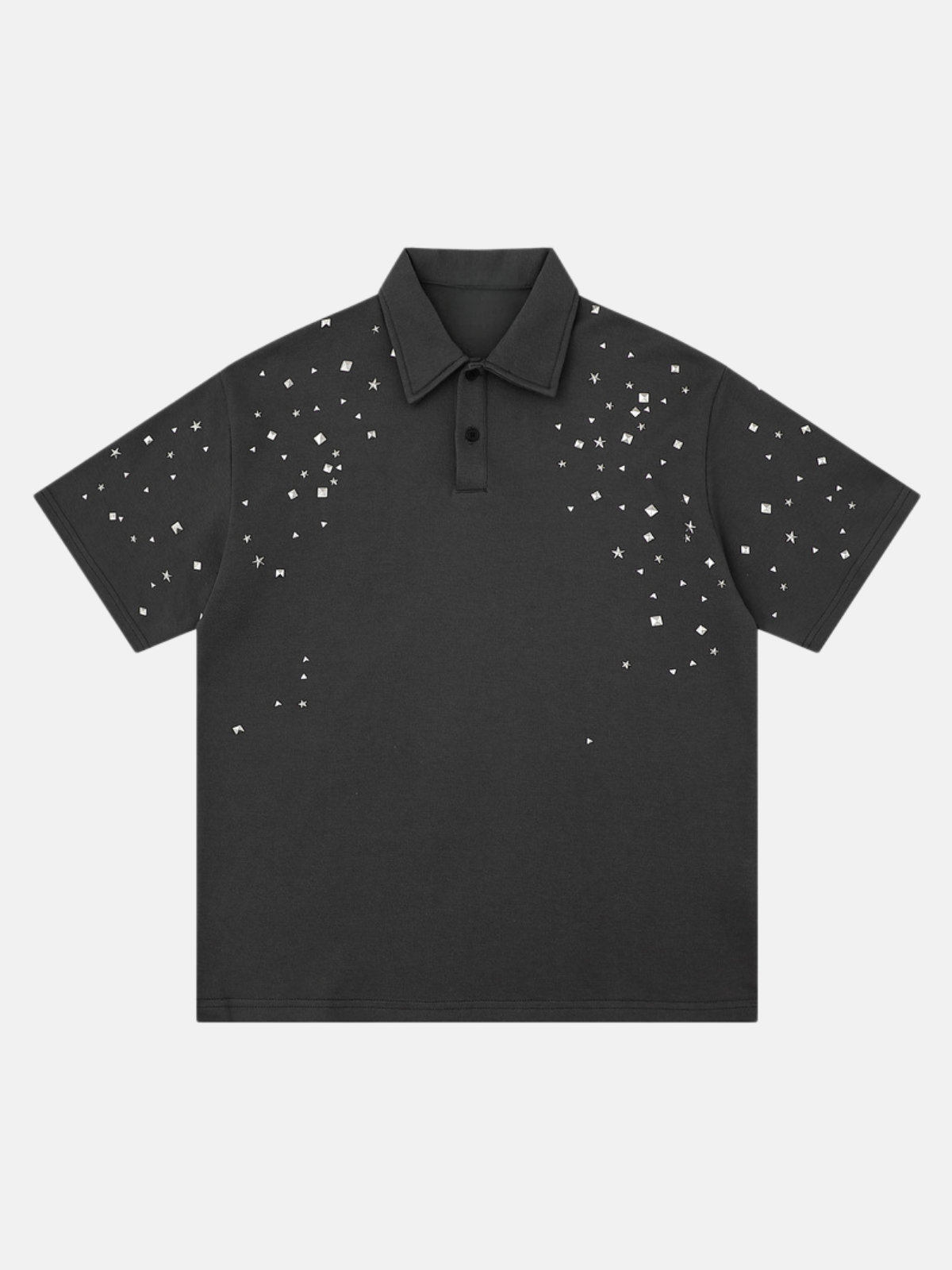 Haaura Star Studded Polo Tee