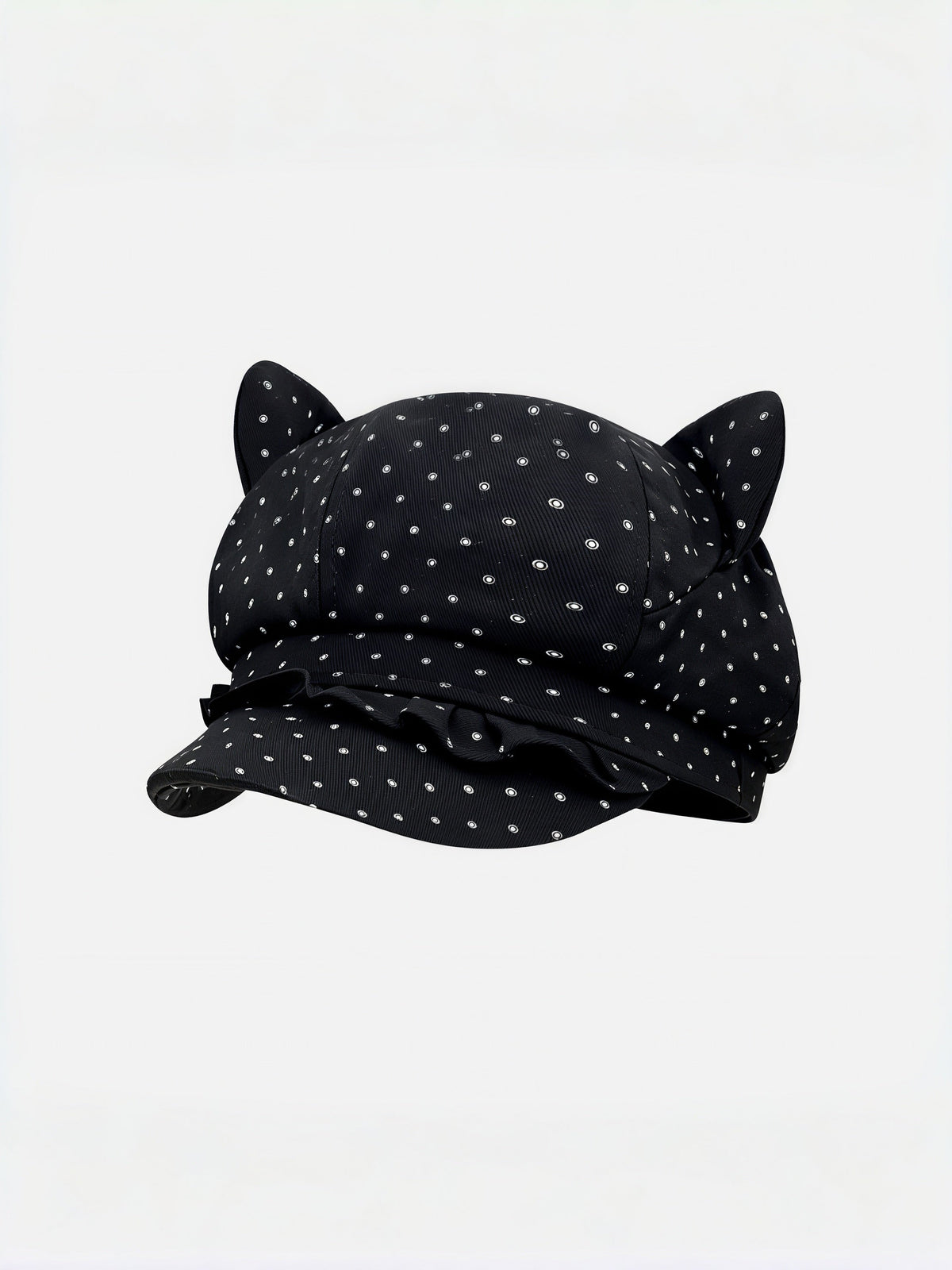Ruffled Cat Ear Cap