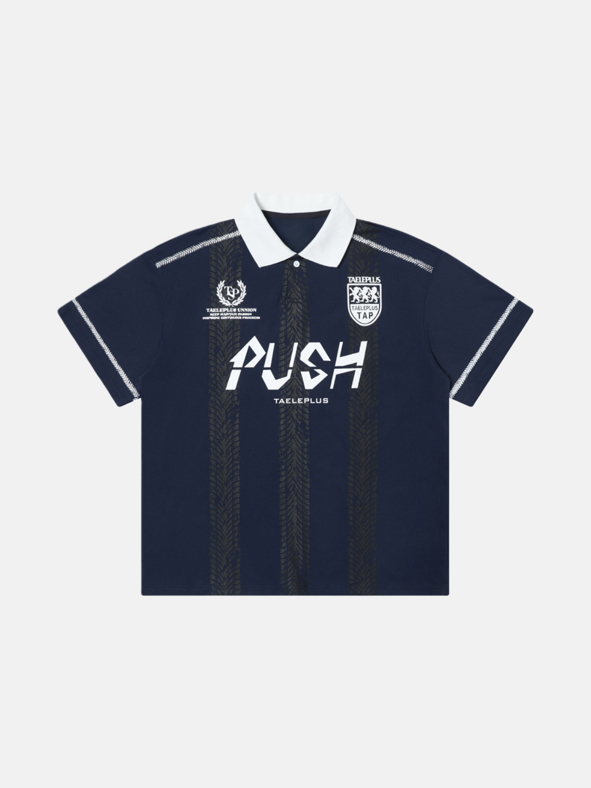 Haaura No.32 Racing Stripe Polo Shirt