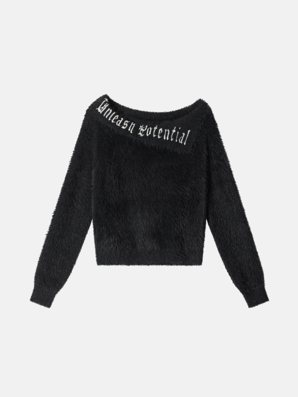 Haaura Asymmetric Crewneck Sweater