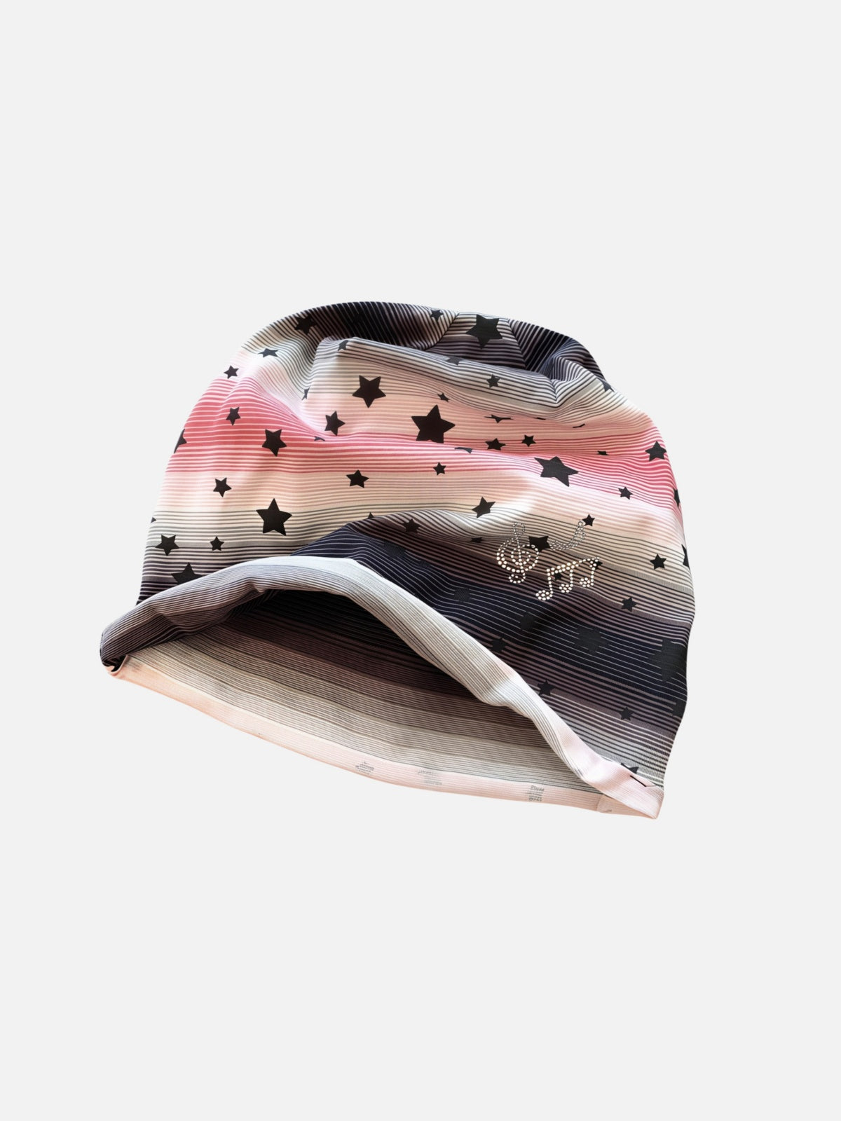 Haaura Star Stripe Rhinestone Beanie