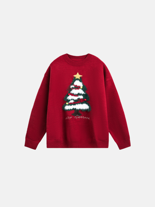 Haaura 3D Christmas Tree 1998 Knit Sweater