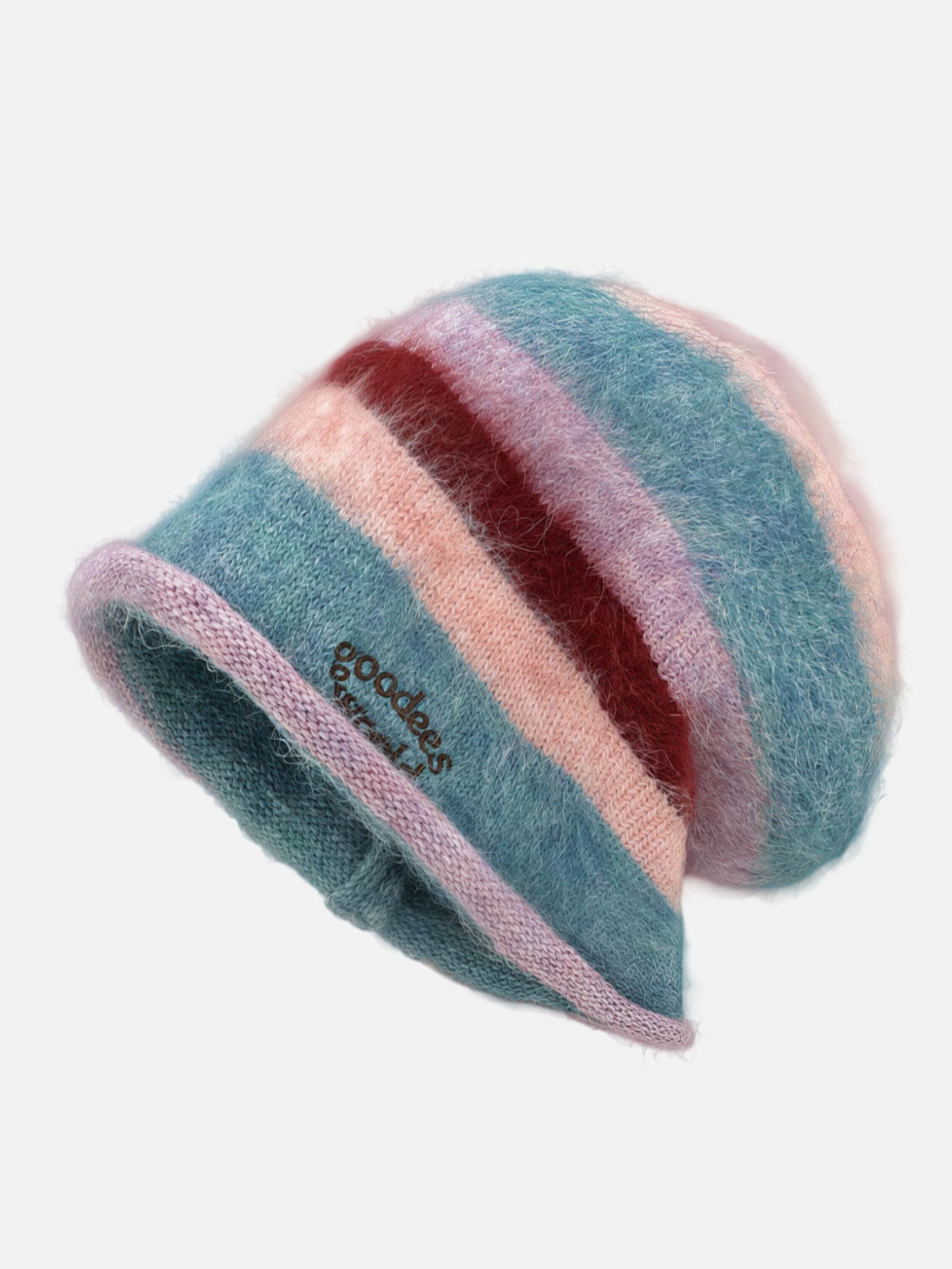 Fluffy Stripe Beanie