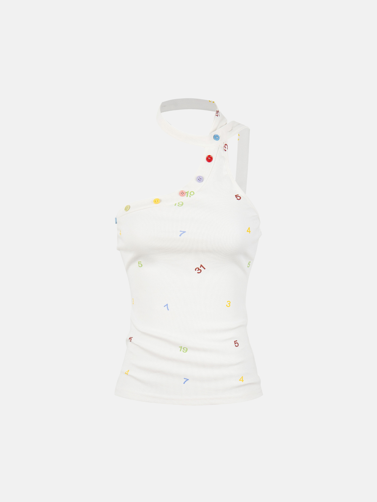 Haaura Asymmetric Halter Top