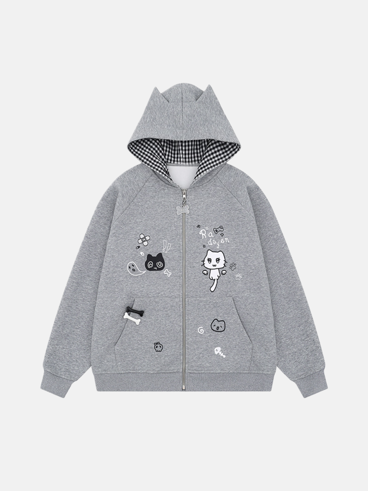 Haaura Spooky Kitten Ear Hoodie