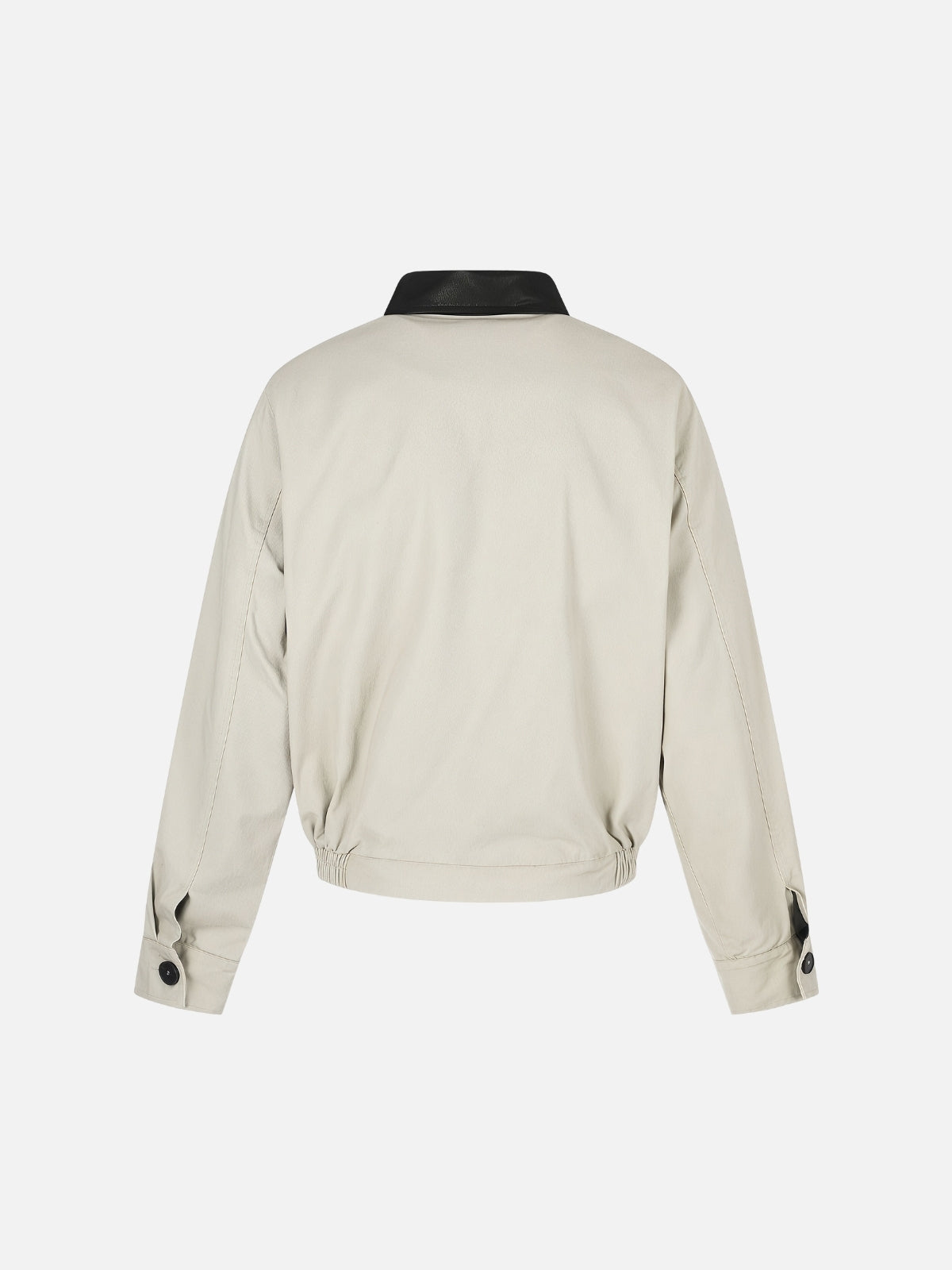 Haaura Contrast Collar Belted Jacket