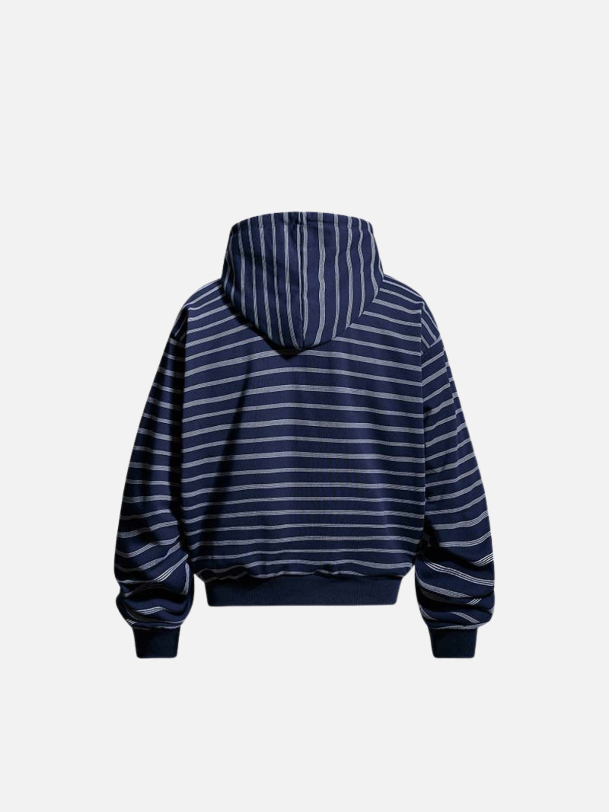 Haaura Stripe Zip Up Hoodie