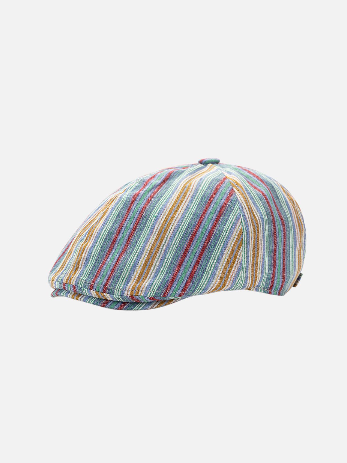 Striped Newsboy Cap