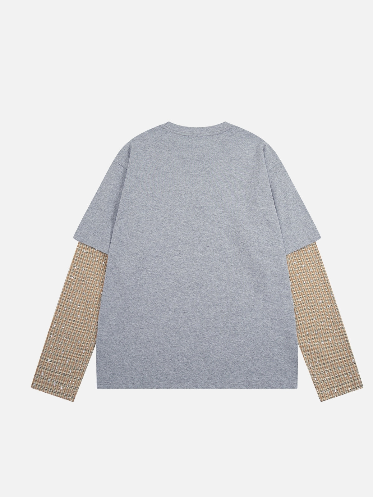 Haaura Layered Plaid Star Graphic Tee