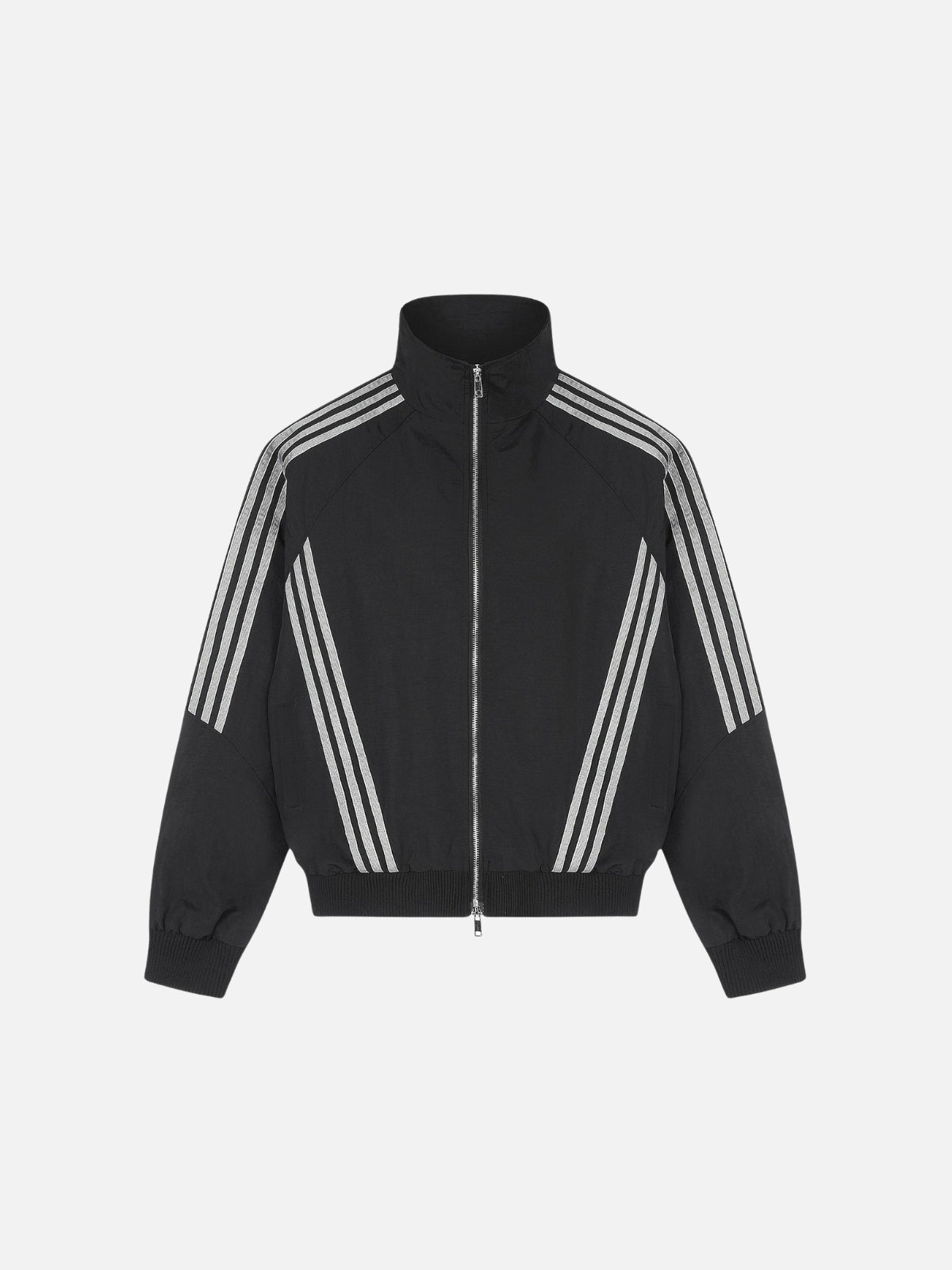 Haaura Contrast Stripe Zip Up Jacket