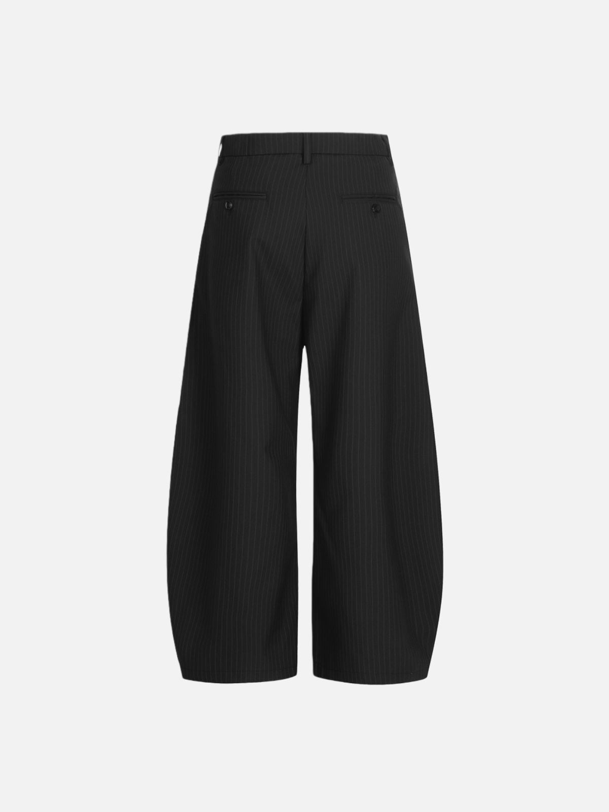 Haaura Stripe Metal Button Super Baggy Pants