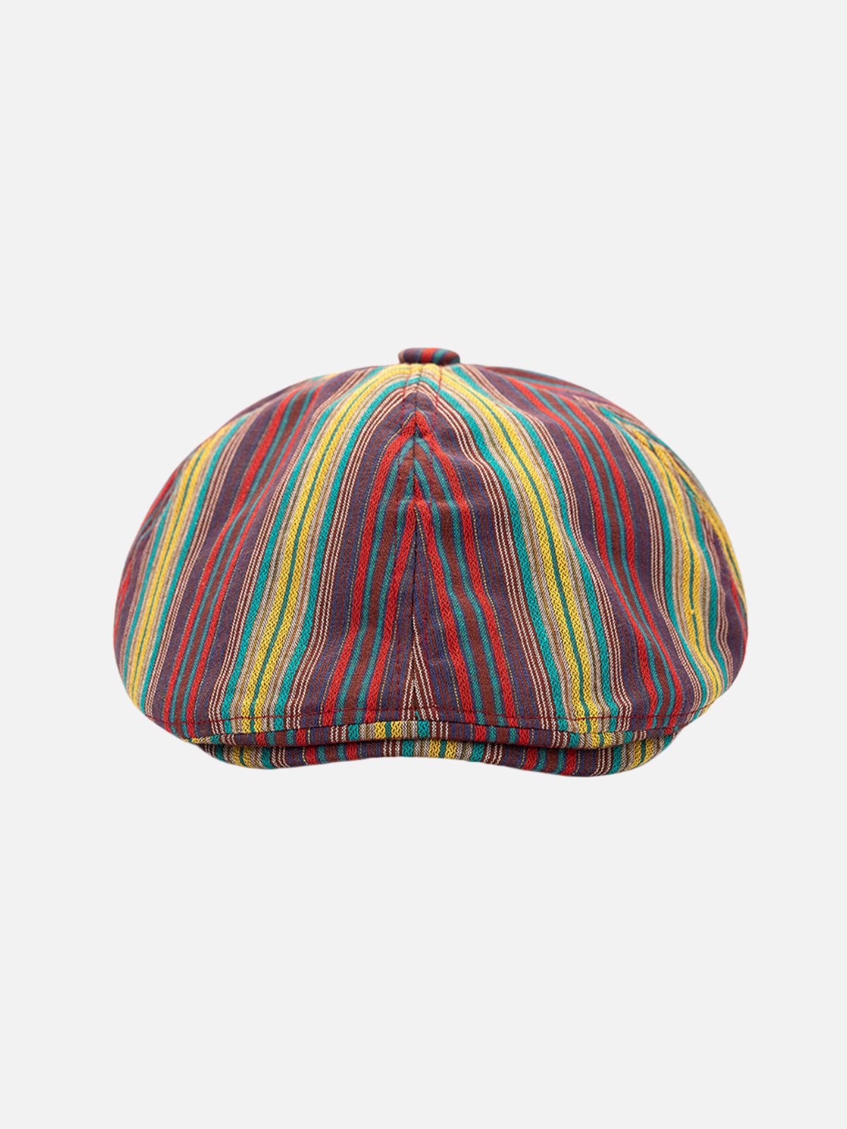 Striped Newsboy Cap