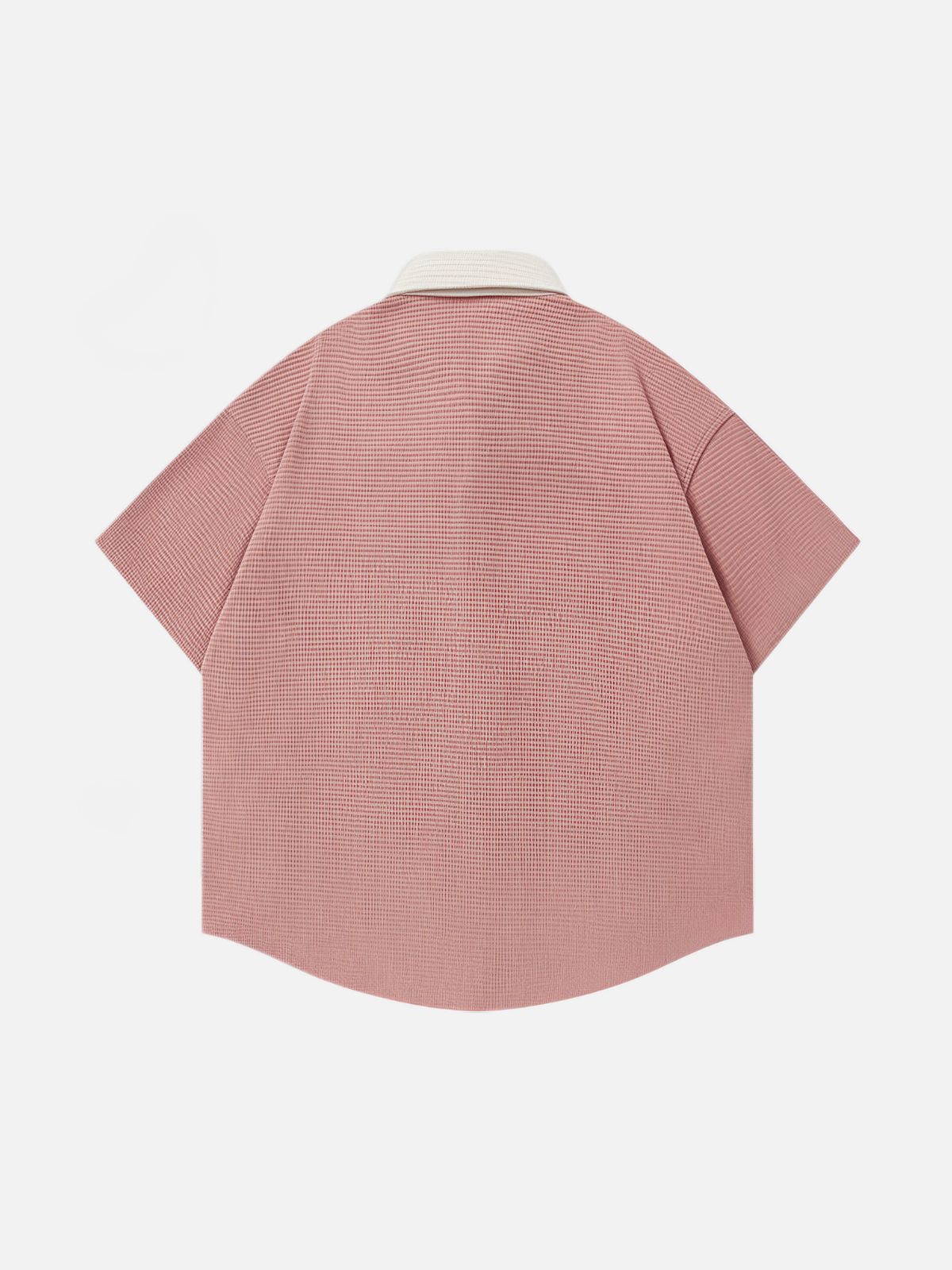 Haaura Puppy Embroidered Contrast Collar Shirt