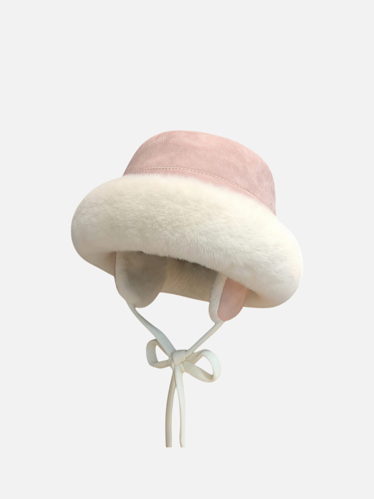 Suede Fluffy Earflap Hat