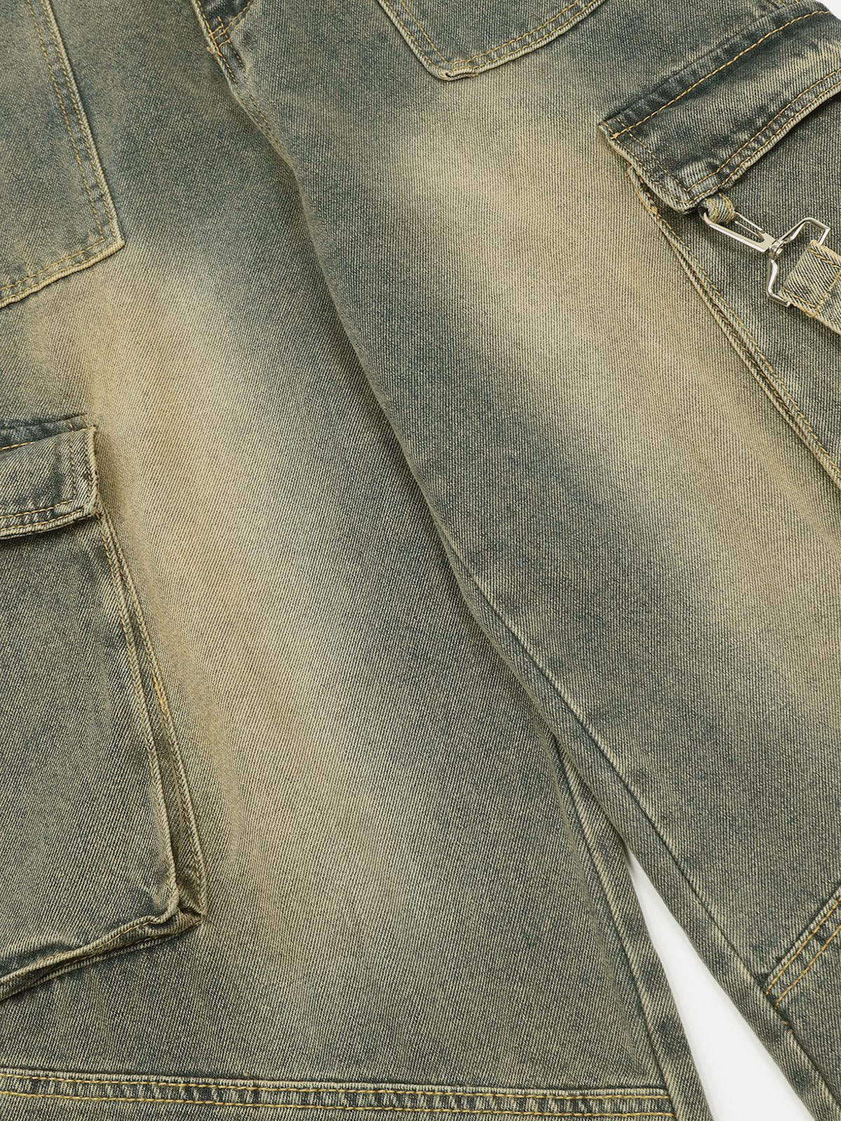 Haaura Multi Pocket Baaggy Jeans