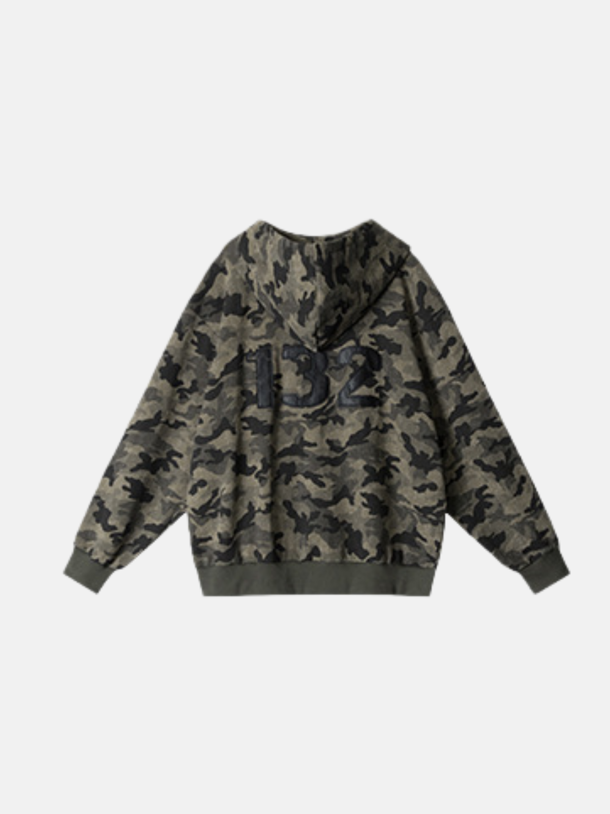 Haaura Camo & Logo Zip Hoodie