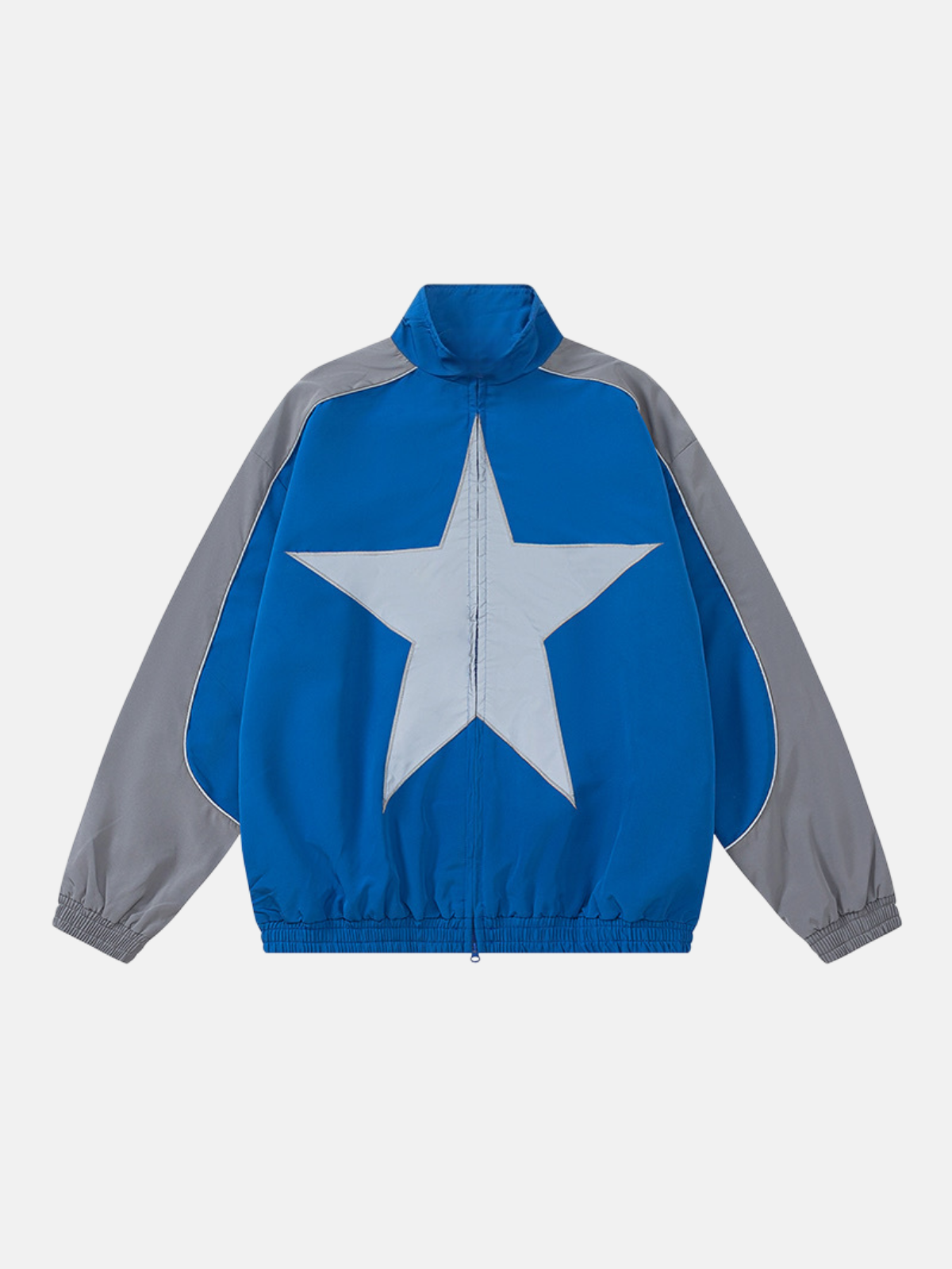 Haaura Panel Star Graphic Zip-Up Jacket