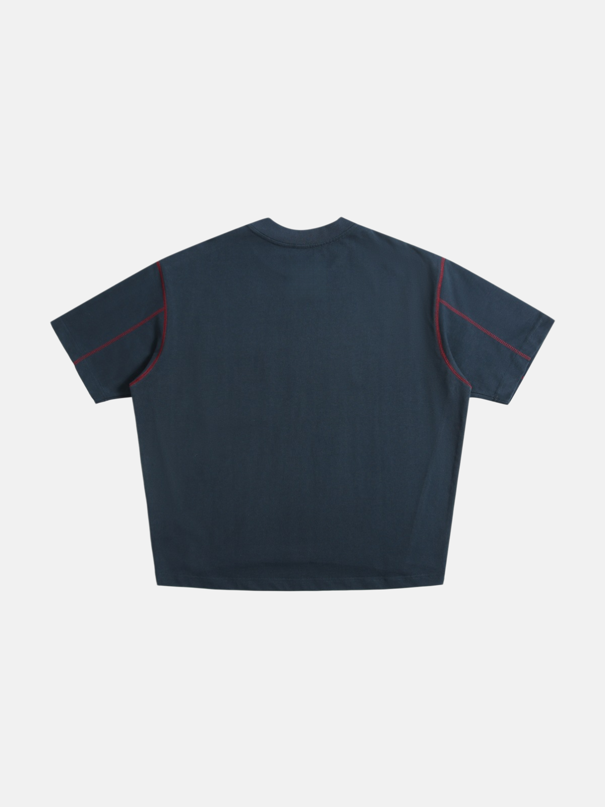 Haaura Contrast Stitch Pocket Relaxed Tee