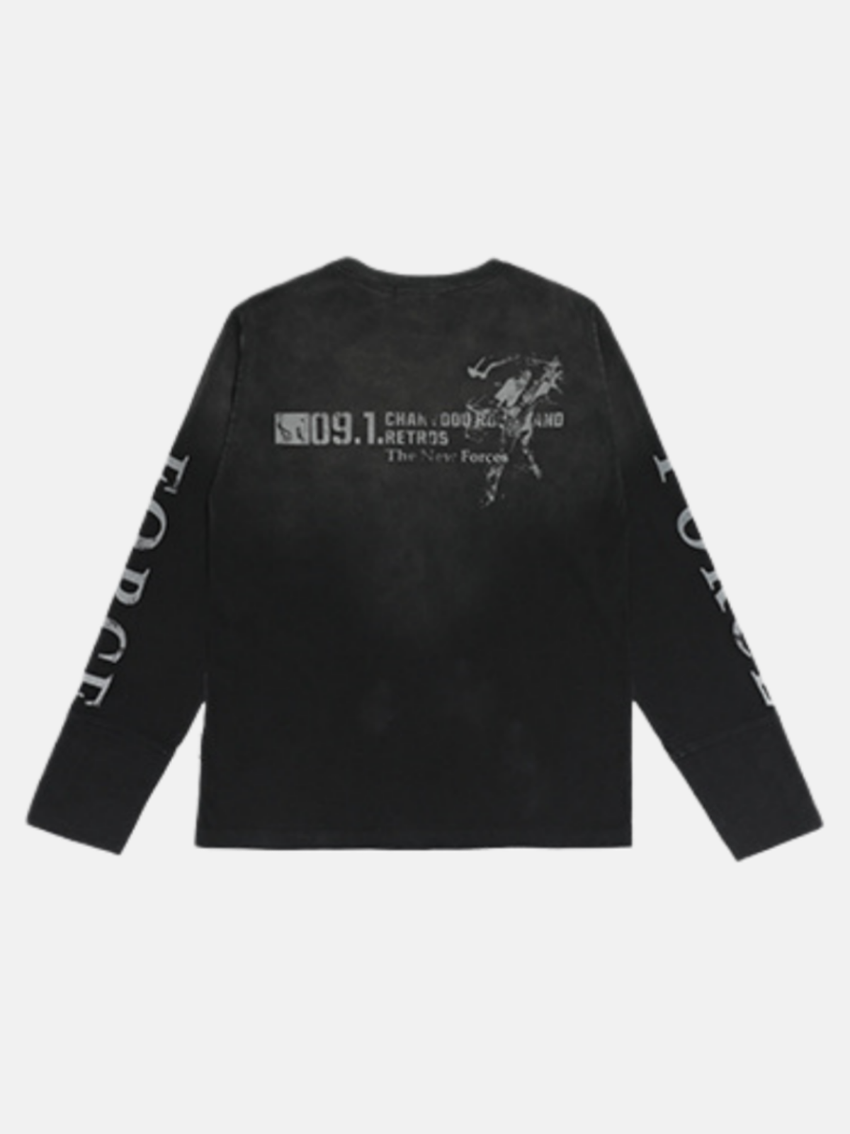 Haaura 09 Force Distressed Long Sleeve Tee