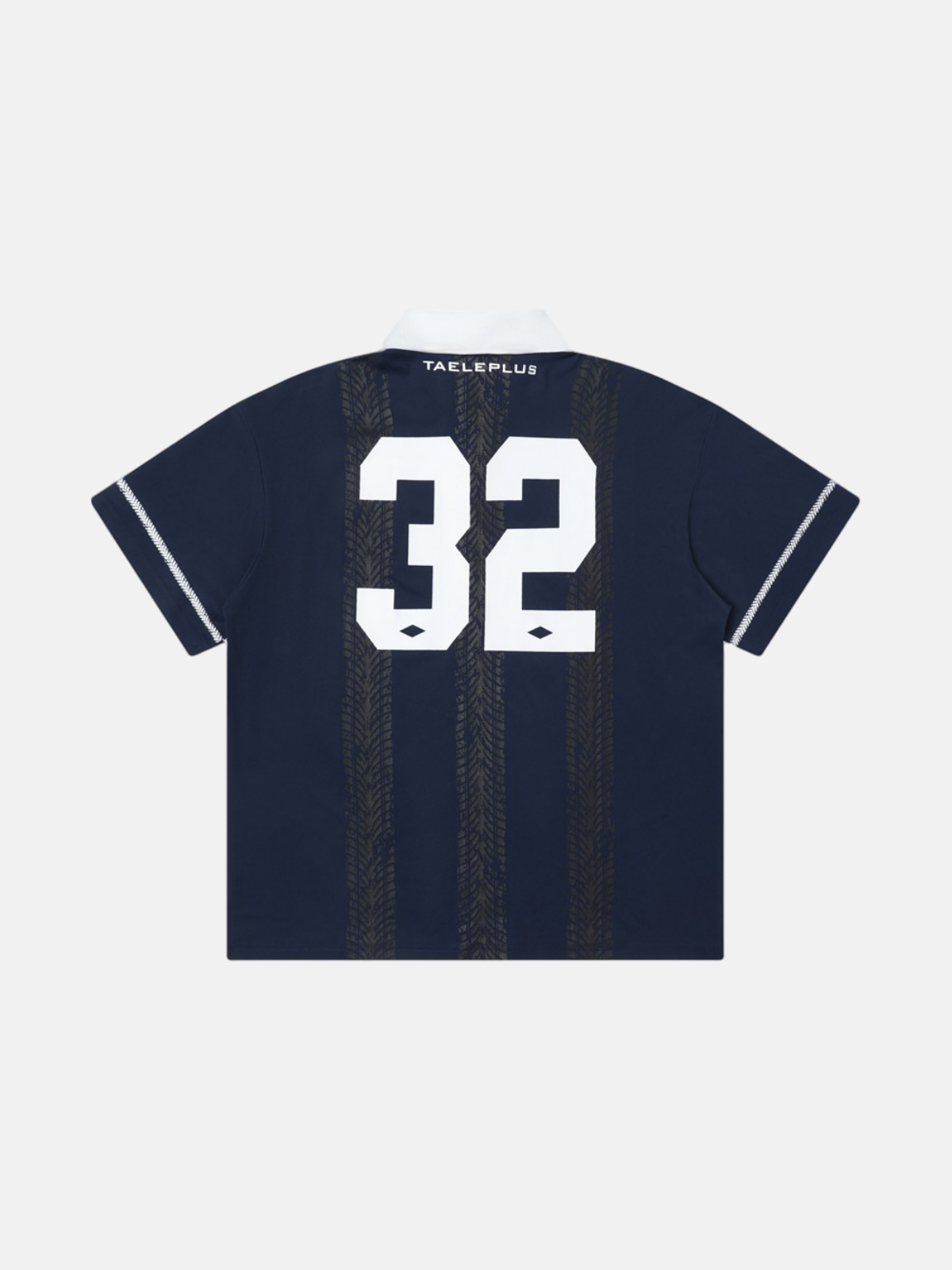 Haaura No.32 Racing Stripe Polo Shirt