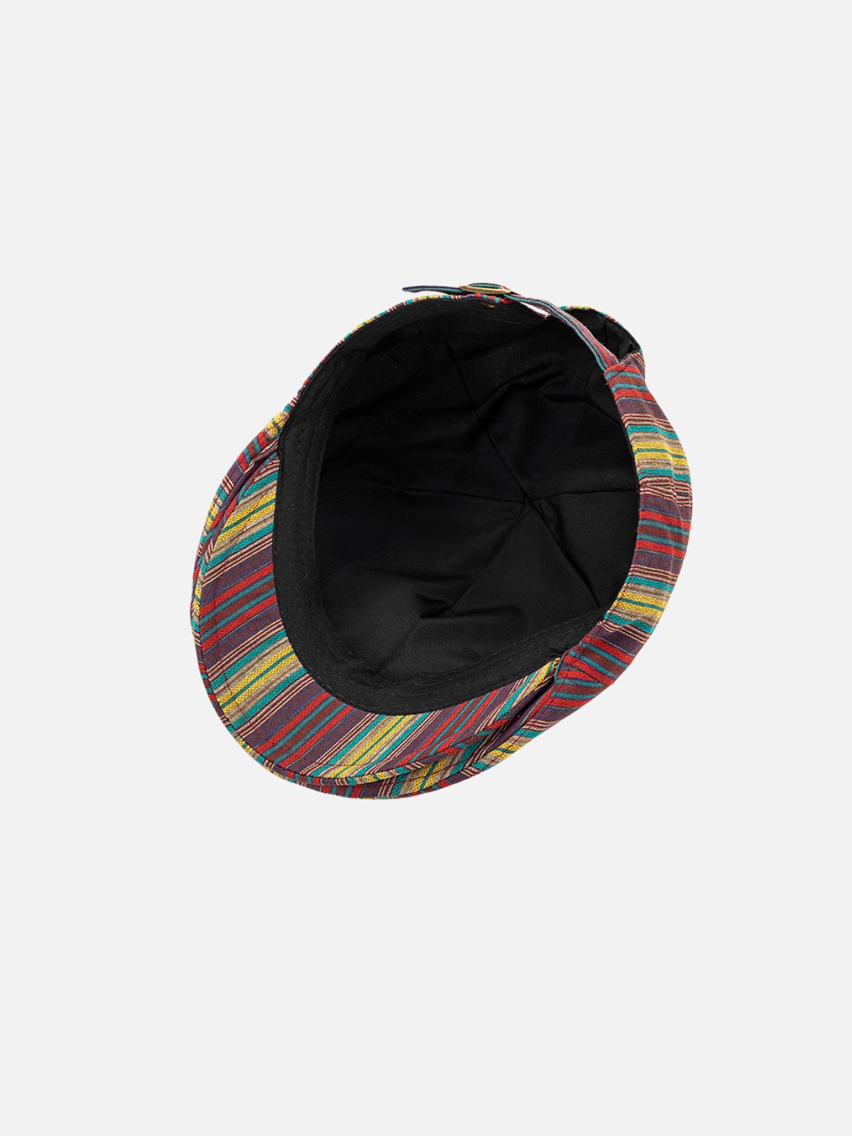 Striped Newsboy Cap