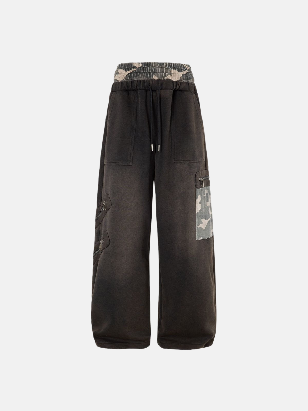 Haaura CAMO Double Waist Baaggy Sweatpants