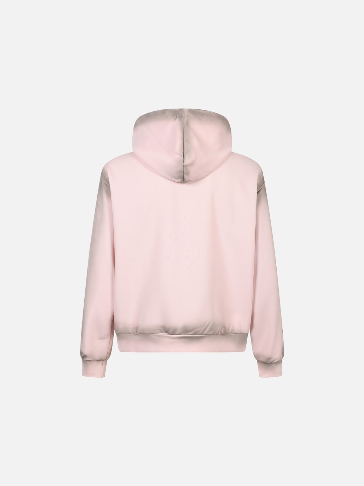 Haaura Distressed Slogan Zip Up Hoodie